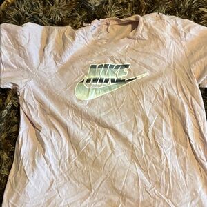 Nike Light Pink Tee with Logo